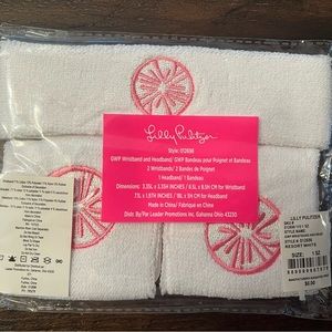Lily Pulitzer Tennis Wristband and Headband